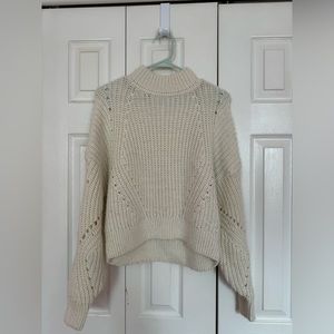 H&M Cream colored sweater- size XS